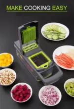 14 in 1 Vegetable Fruit Chopper Dicer Slicer and Cutter with Stainless Steel Blades - Image 2