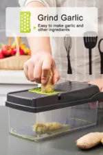 14 in 1 Vegetable Fruit Chopper Dicer Slicer and Cutter with Stainless Steel Blades - Image 3
