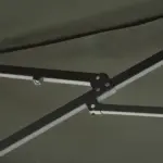 15ft Double-Sided Patio Umbrella Outdoor Market Extra Large Gray with Crank for Deck Lawn Backyard Pool - Image 9