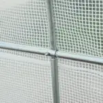 15x7x7 High Tunnel Greenhouse, with 6 Roll-up Windows and Roll Up Door, 140 GSM PE Cover, Steel Frame, for Planting, Garden, White - Image 10