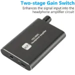 Portable HiFi Headphone Amplifier 16-300 Ohm with 3.5mm Input and USB-C Charging - Image 10