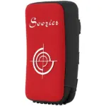 Soozier 16.5 in Muay Thai Kick Shield Punching Pad, Kick Shield for Martial Arts, Karate, Kickboxing, MMA x 1 Unit, Red