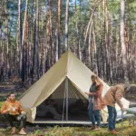 16.5' Large Family Tent 10 Persons Waterproof Teepee Bell Tents Hunting Camp Huge Four Season - Image 13