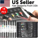 18 Piece Automotive Terminal Removal Tool Kit for Wire Connector Pins