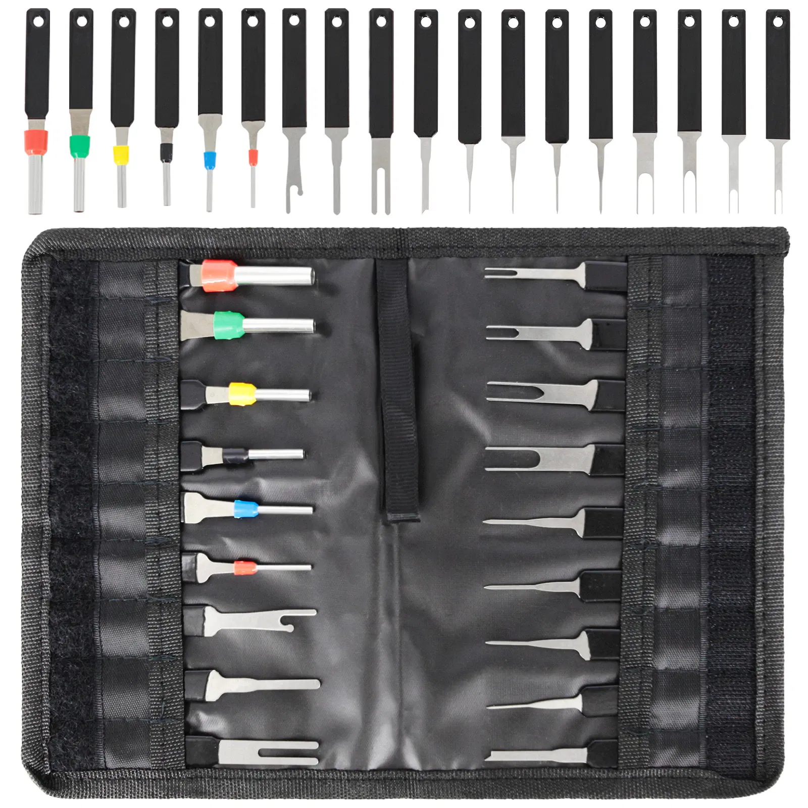 18 Piece Automotive Terminal Removal Tool Kit for Wire Connector Pins