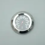 2 Burner Propane Gas Grill Portable Tabletop BBQ with Foldable Legs Lid Thermometer for Camping Light Grey - Image 7