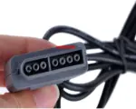 2 Pack Replacement Wired Controllers Compatible with Super Nintendo SNES 6 Foot Cable - Image 2