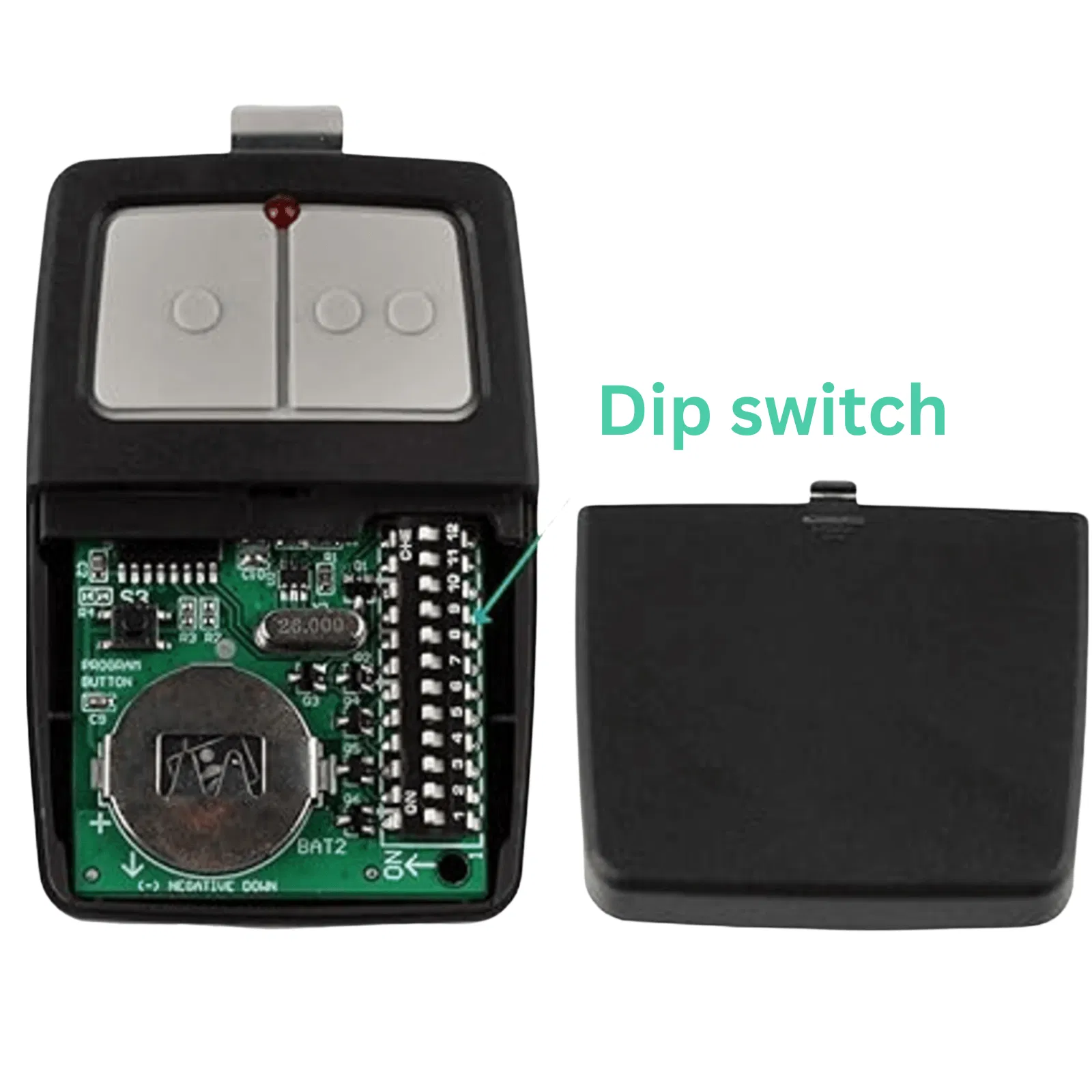 2 Pack Universal Garage Door Opener Remote 375LM 375UT KLIK1U Compatible
