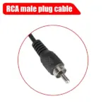 2 Pack 10 Foot RCA Male to Bare Wire Speaker Repair Cables 24AWG - Image 9