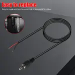 2 Pack 10 Foot RCA Male to Bare Wire Speaker Repair Cables 24AWG - Image 10