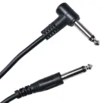 2 Pack 10 Foot 1/4 Inch Instrument Cables with Straight and Right Angle Plugs - Image 9