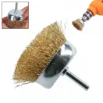 6 Piece Wire Brush Wheel and Cup Drill Attachment Set, 1/4 Inch Shank - Image 9