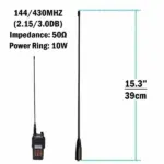 2 Pack NA771 Dual Band Antennas Compatible with Baofeng UV-5R UV-82 144/430MHz - Image 6