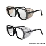 2 Pairs Universal Slip-On Side Shields for Eyeglasses - Image 6