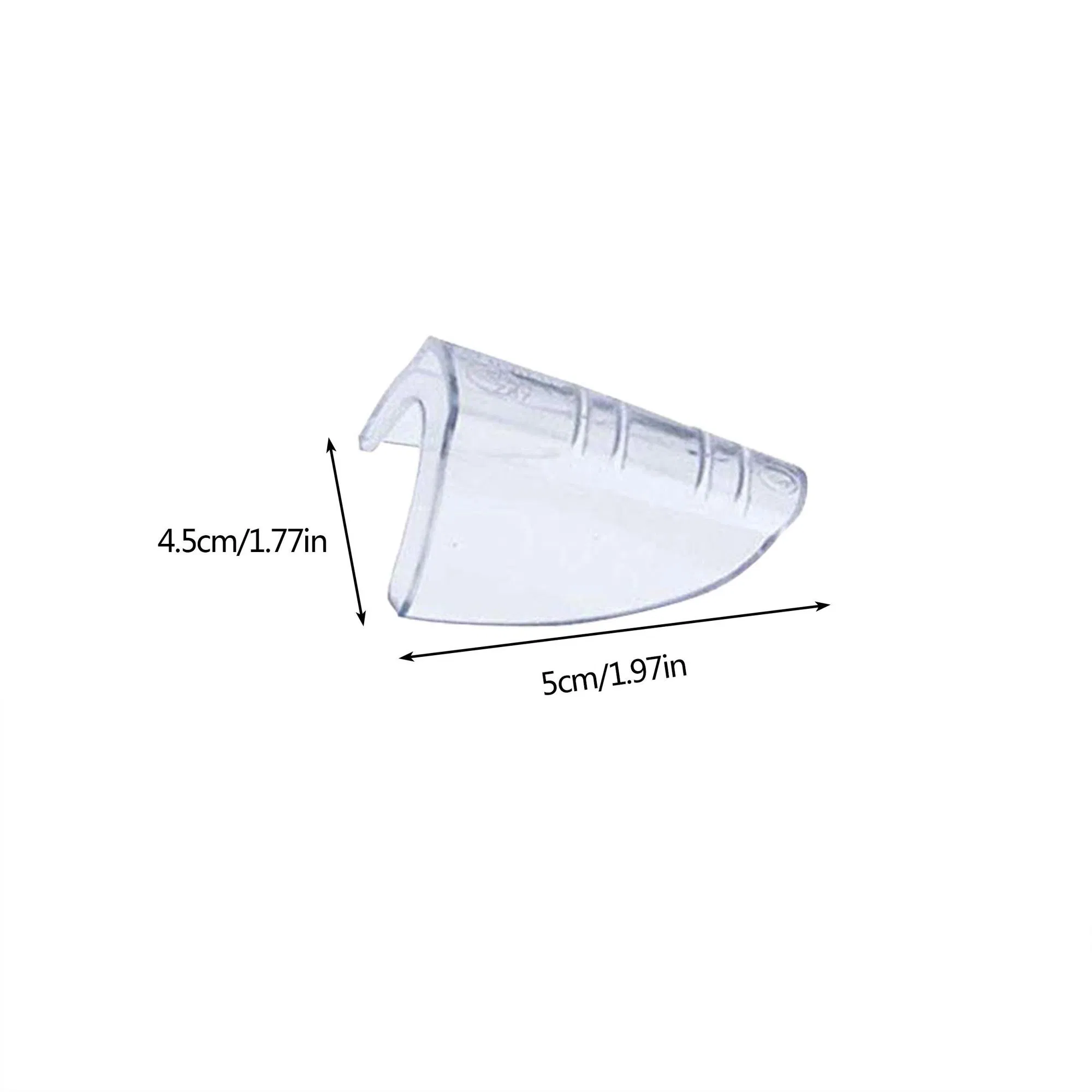 2 Pairs Universal Slip-On Side Shields for Eyeglasses