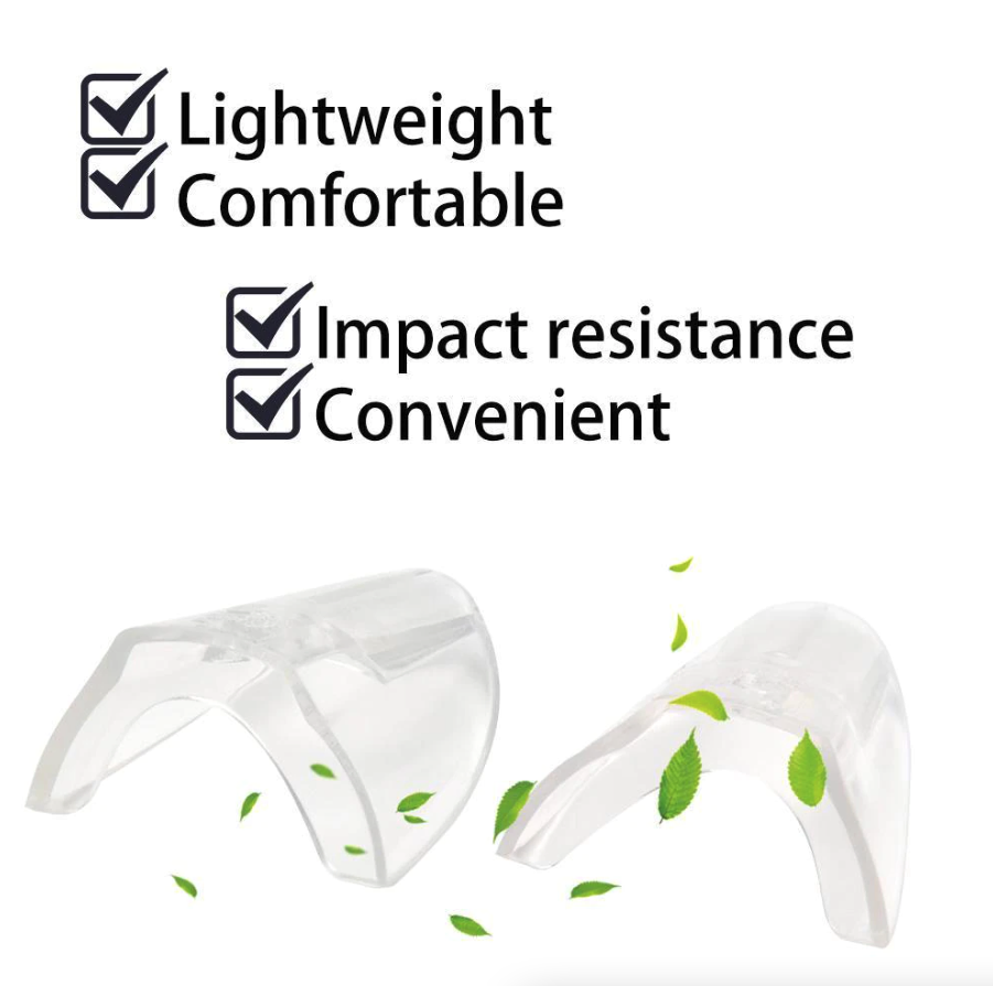 2 Pairs Universal Slip-On Side Shields for Eyeglasses