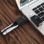 2 Pack 3 Port USB 3.0 Hubs High Speed Splitters for PC and Laptop - Image 18