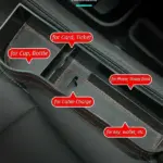 2 Pack PU Leather Car Seat Gap Organizers with Cup and Phone Holders - Image 12
