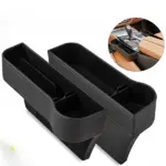 2 Pack PU Leather Car Seat Gap Organizers with Cup and Phone Holders - Image 15