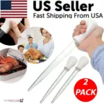 2 Pack 30mL Heat-Resistant Meat and Poultry Basters