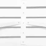 2-Person Garden Bench Outdoor Wagon Wheel Porch Bench for Backyard, Patio, Garden White - Image 9