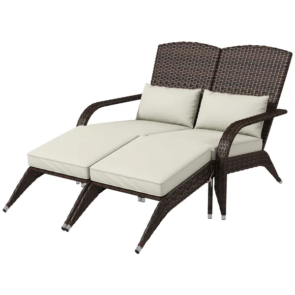 2-person-patio-wicker-adirondack-chair-high-back-fire-pit-chair-with-cushions-cream-white.webp 2 Person Patio Wicker Adirondack Chair, High-Back Fire Pit Chair with Cushions, Cream White - Image 1