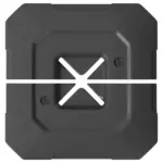 Outsunny 2-Piece Cantilever Umbrella Base Weight Set, 231 lb Water or Sand Fillable Outdoor Offset Umbrella Weights, Black - Image 11