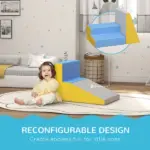 2 Piece Climb and Crawl Activity Play Set, Contemporary - Image 4
