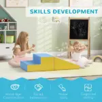 2 Piece Climb and Crawl Activity Play Set, Contemporary - Image 7
