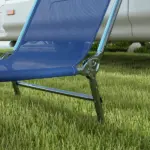 2 Piece Sun Loungers Dark Blue Folding Chaise Lounge Chairs with Reclining Back Breathable Mesh Seat Headrest for Comfort - Image 7