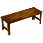 2-Seat Wood Garden Bench, Patio Bench Outdoor Bench with Slatted Seat, Backless Front Porch Bench for Park, Garden, Poolside, Deck, Carbonized - Image 11