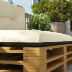 Outsunny 2 Seater Pallet Cushions Outdoor 3.9" Thick Replacement Cushions - Tufted Design for Garden, Patio, Cream White - Image 9
