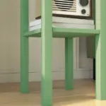 HOMCOM 2-Tier Side Table with Drawer and Shelf, End Table for Living Room and Hallway, Green - Image 9