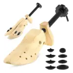 2 Pack Two Way Adjustable Wooden Shoe Stretchers for Men and Women - Image 14