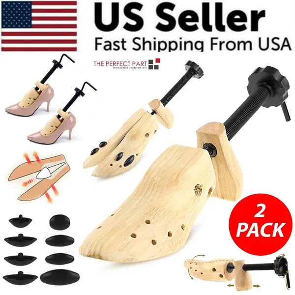 2-way-wooden-adjustable-shoe-stretcher-expander-men-women-boot-size-us-5-13-6.webp 2 Pack Two Way Adjustable Wooden Shoe Stretchers for Men and Women - Image 1
