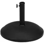 20" 55 lb Outdoor Patio Round Cement Umbrella Stand Base for the Deck or Porch with Variable Umbrella Hole - Image 11