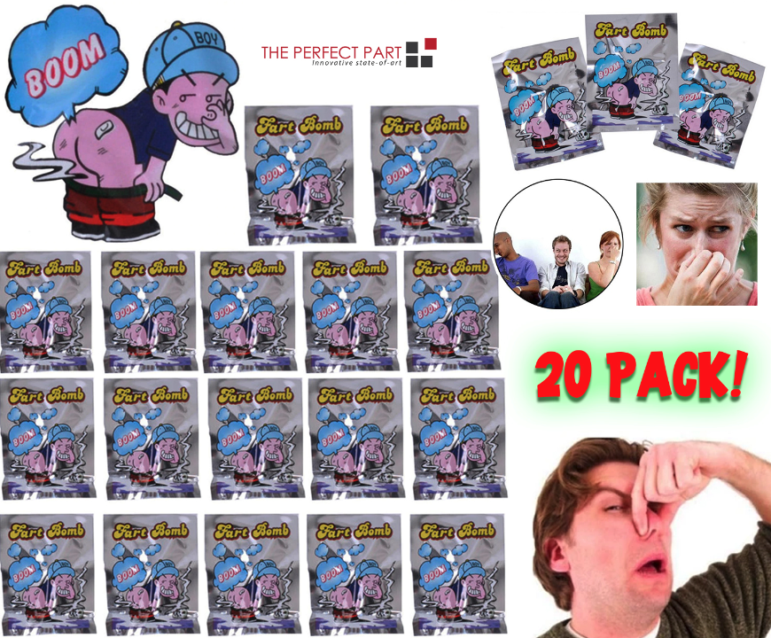 20 Pack Prank Stink Bomb Bags Funny Party Gag Novelty Set