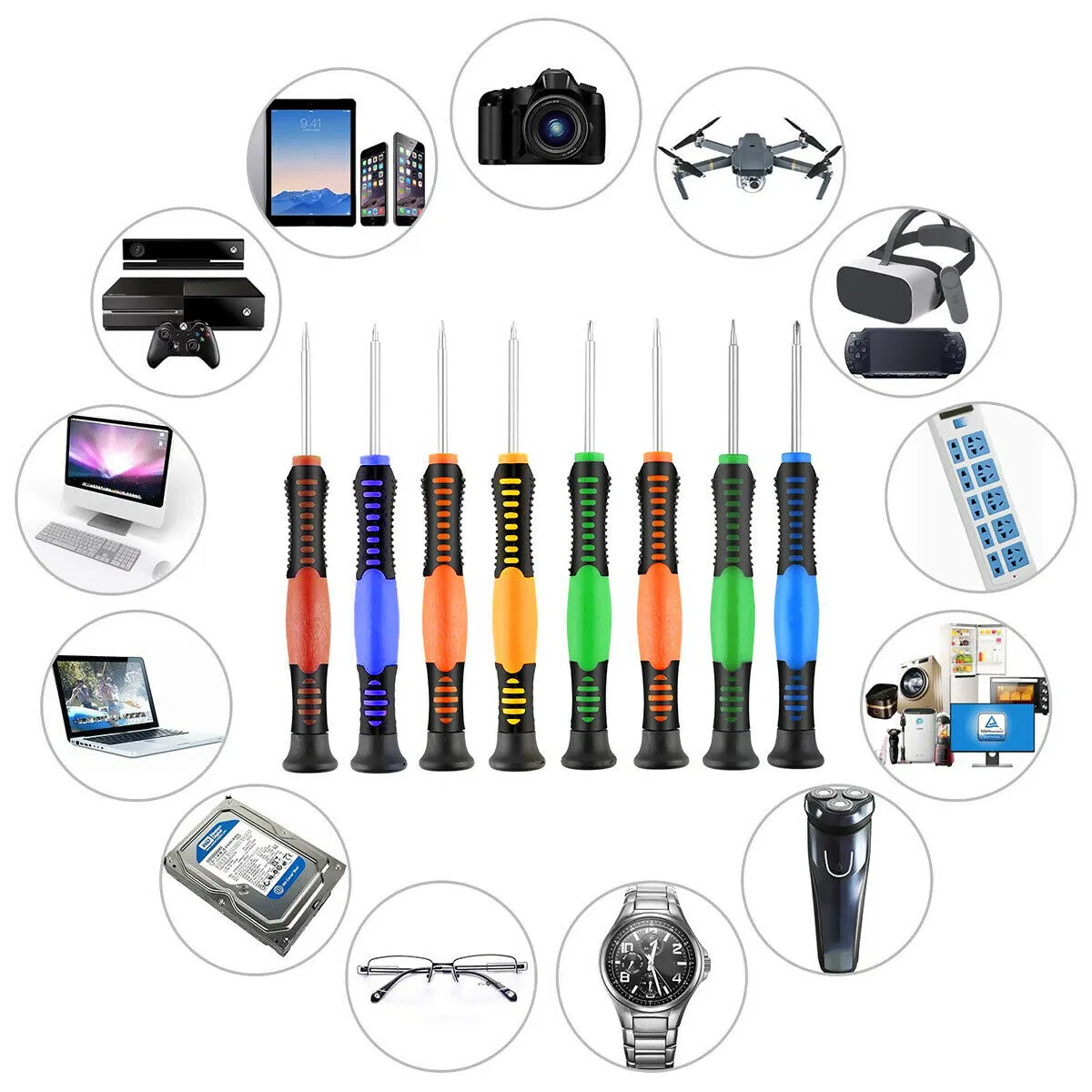 20 Piece Phone Screen Opening and Repair Tool Kit Compatible with iPhone and iPad