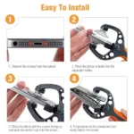 20 Piece Phone Screen Opening and Repair Tool Kit Compatible with iPhone and iPad - Image 11