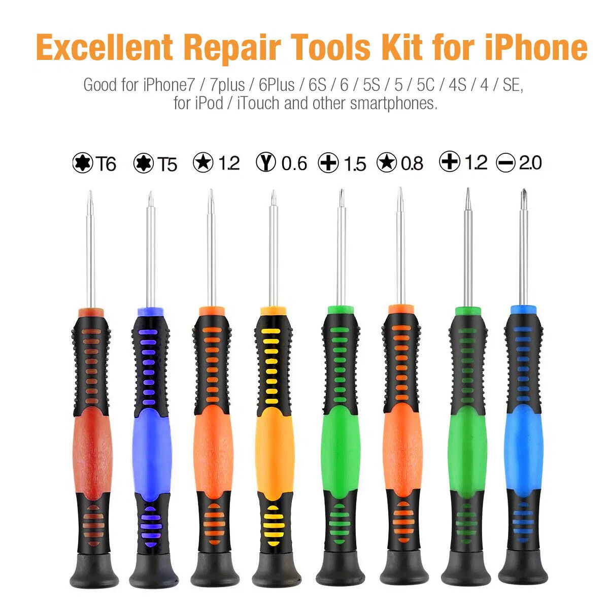 20 Piece Phone Screen Opening and Repair Tool Kit Compatible with iPhone and iPad