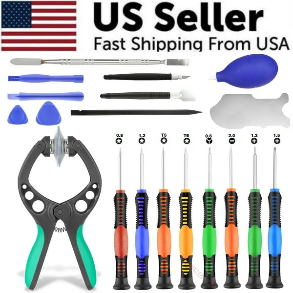 20-in-1-mobile-phone-screen-opening-repair-tools-kit-screwdriver-set-for-iphone-6.webp 20 Piece Phone Screen Opening and Repair Tool Kit Compatible with iPhone and iPad - Image 1