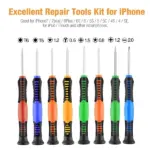 20 Piece Phone Screen Opening and Repair Tool Kit Compatible with iPhone and iPad - Image 2
