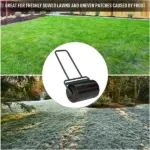 Outsunny 20-Inch Lawn Roller Push/Tow Behind Filled with Water or Sand for Garden Sod Flattening - Image 5