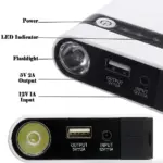 20000mAh 400A Peak 12V Car Jump Starter with Power Bank and LED Light - Image 14