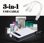 20000mAh 400A Peak 12V Car Jump Starter with Power Bank and LED Light - Image 15