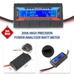 200A DC Watt Meter Power Analyzer with LCD for RC Battery and Solar - Image 10