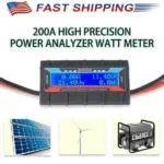 200A DC Watt Meter Power Analyzer with LCD for RC Battery and Solar - Image 11