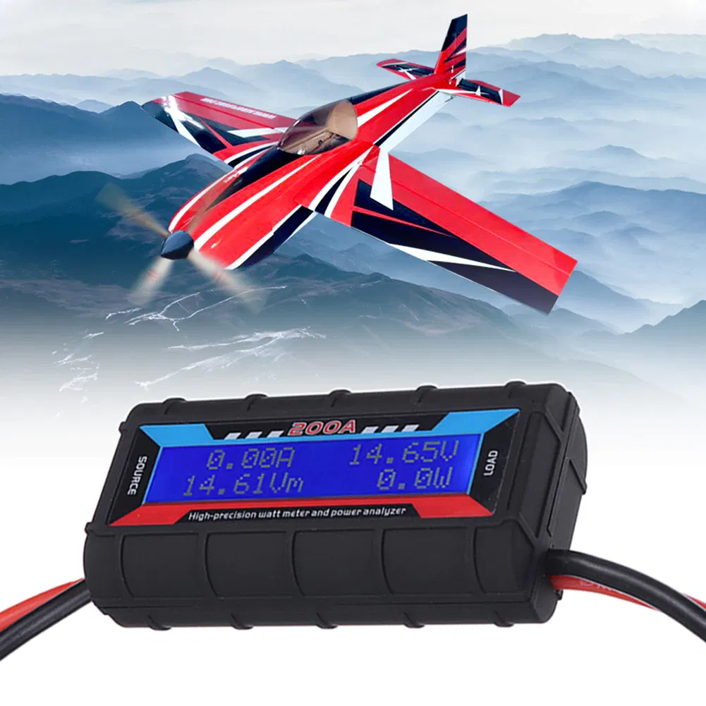 200A DC Watt Meter Power Analyzer with LCD for RC Battery and Solar