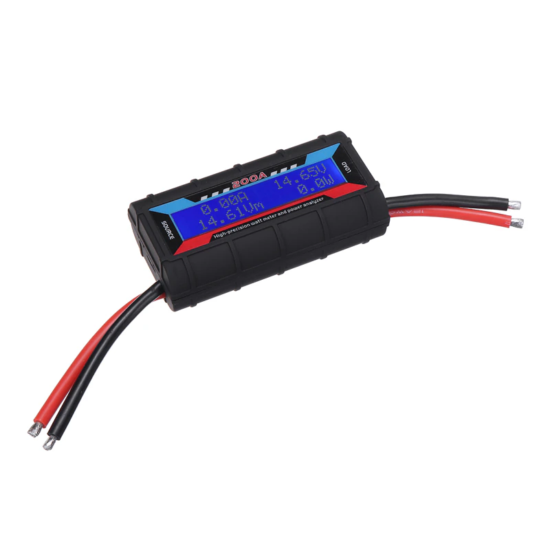 200A DC Watt Meter Power Analyzer with LCD for RC Battery and Solar