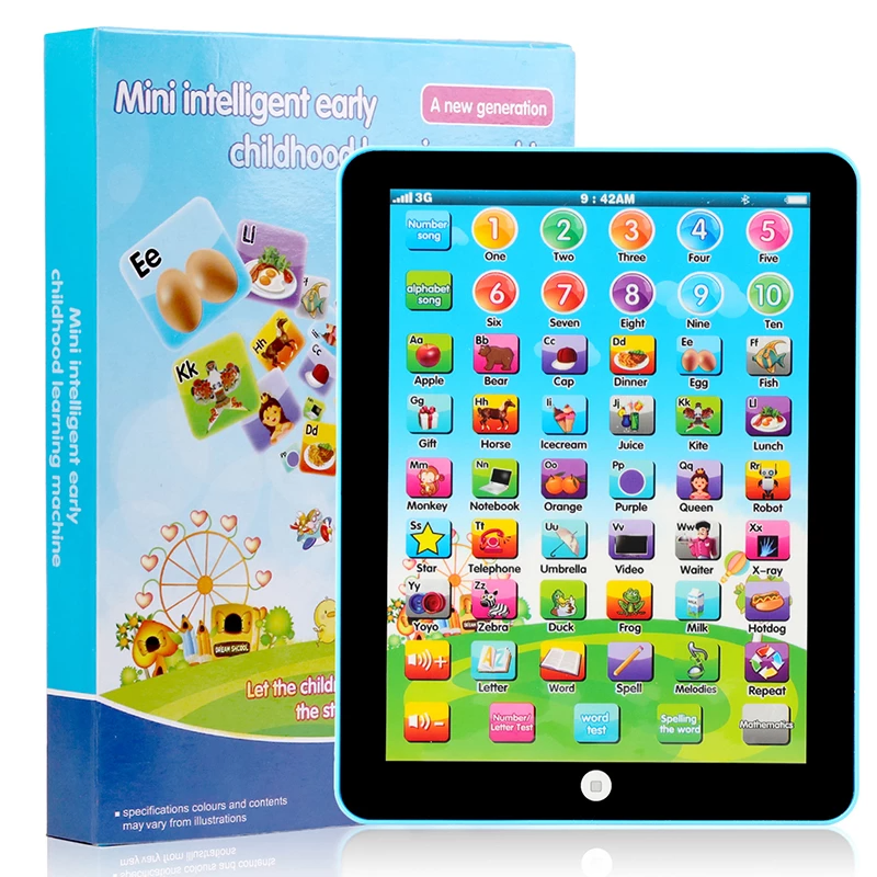 Educational Learning Toy with Alphabet Numbers Words and Music